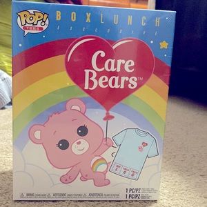 Pop Tees Funko Care Bears t shirt and Funko pop vinyl figure